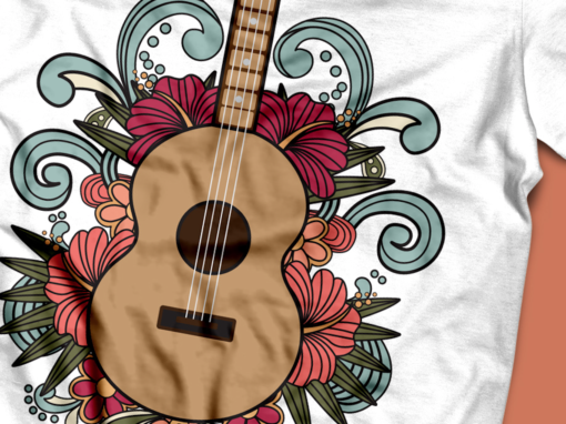 Ukulele Shirt Design